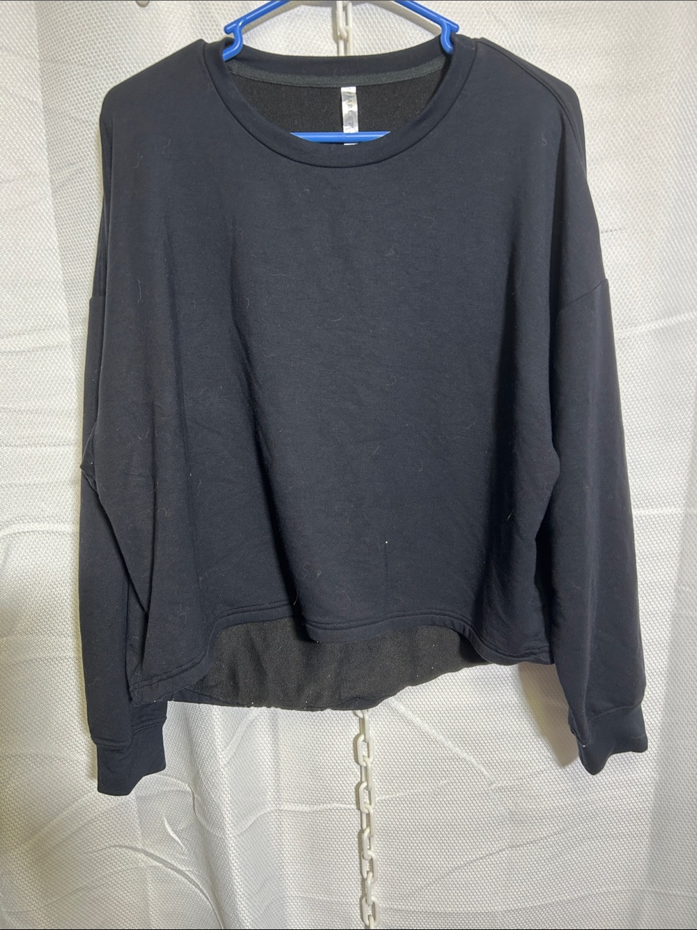 Black Fabletics  Womens Crewneck Sweatshirt